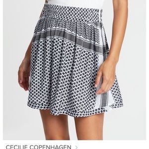 CECILIE COPENHAGEN - small black and white skirt